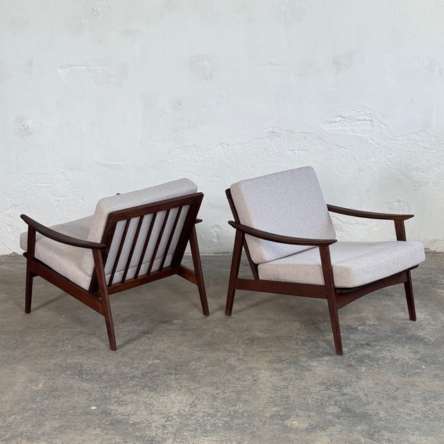 Mid-Century Modern Mid-Century Modern Easy Chairs, 1960, Set of 2 For Sale - Image 3 of 16