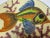 Figurative Vintage Large Hand-Painted Pottery Fish Plate For Sale - Image 3 of 9