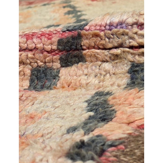 Moroccan Handwoven Wool Moroccan Rug - 4.6 X 2.9 Ft For Sale - Image 3 of 6