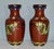 Metal Vintage Pair of Chinese Cloisonné' Dragon Motif Vases For Sale - Image 7 of 12
