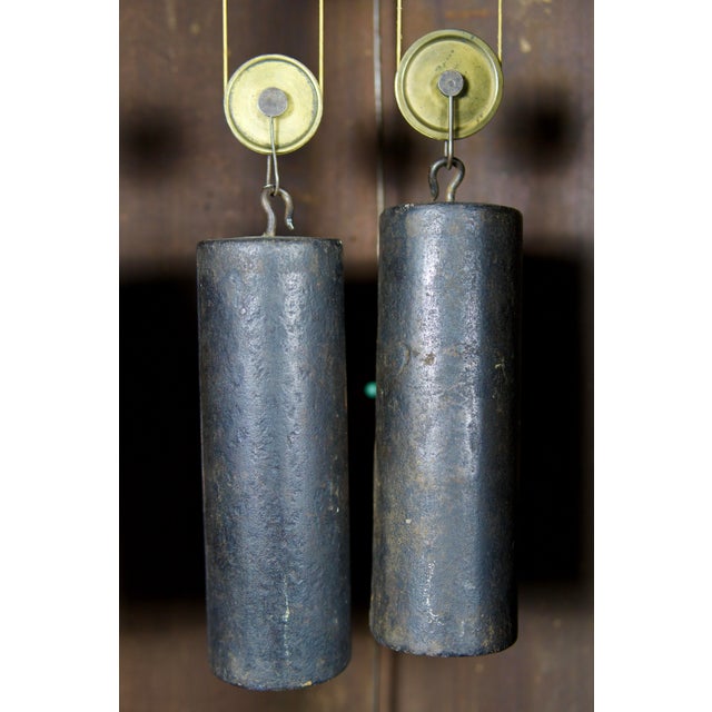 Brown Early 18th Century Georgian English Tall Case Granfather Clock For Sale - Image 8 of 14