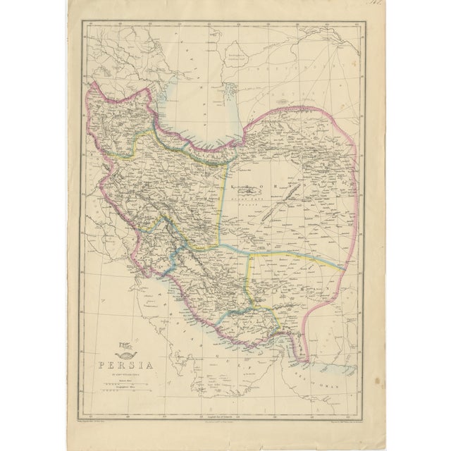 Antique Map by Edward Weller, 1863 For Sale