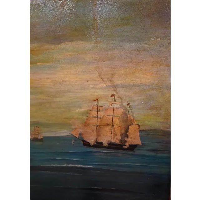 French Antique Oil on Canvas, 1700s For Sale - Image 11 of 17