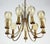 1950s Mid-Century Brass & Glass Italian Fixture For Sale - Image 5 of 7