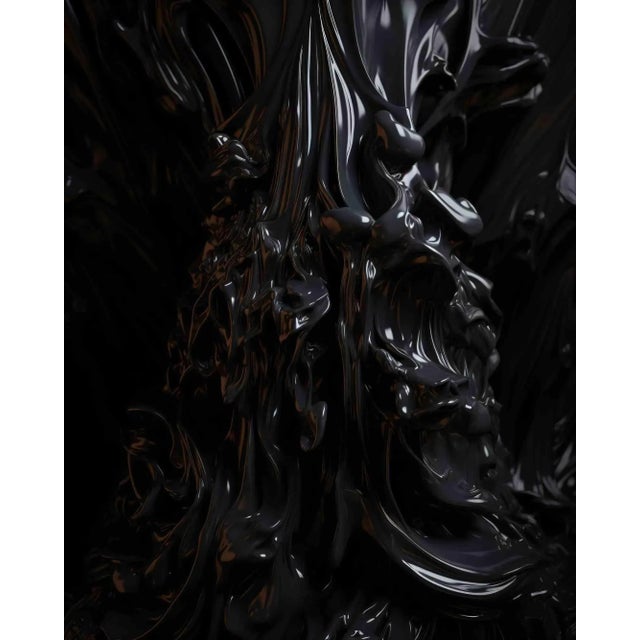 Harmonious Resonance captures the essence of unity, where resonant forms intertwine in luminous harmony on the canvas....