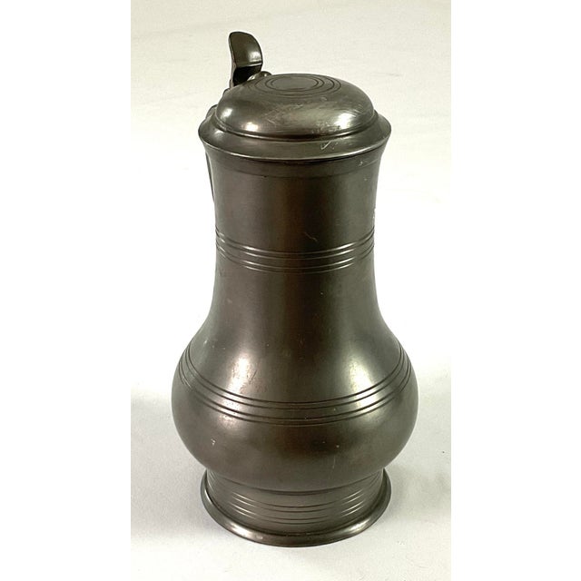 1930s 1930s Royal Hollander Large Pewter Creamer/Pitcher For Sale - Image 5 of 8