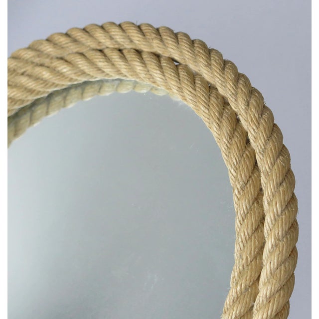 Circa 1960s Audoux Minet French Rope Mirror For Sale In Los Angeles - Image 6 of 8