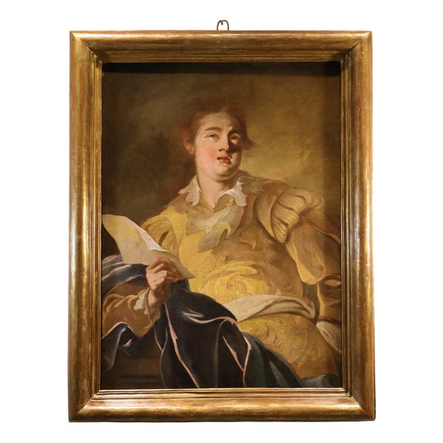 Claude Vignon, Portrait of the Singer, 1625, Oil on Canvas For Sale