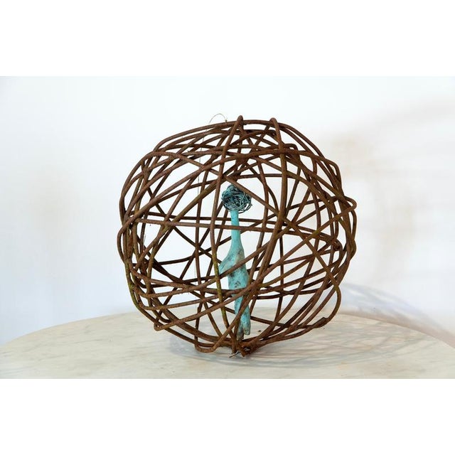 Caged Woman 2 in Rusted Iron, 2010s For Sale - Image 13 of 15