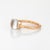 Pomellato Nudo White Topaz Ring Petite 18k Rose Gold Fine Estate Jewelry 7.25 For Sale - Image 4 of 7