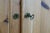 Late 20th Century Rare English Knotty Pine Shallow Glazed Glass China Display Cabinet Cupboard 95" For Sale - Image 6 of 18
