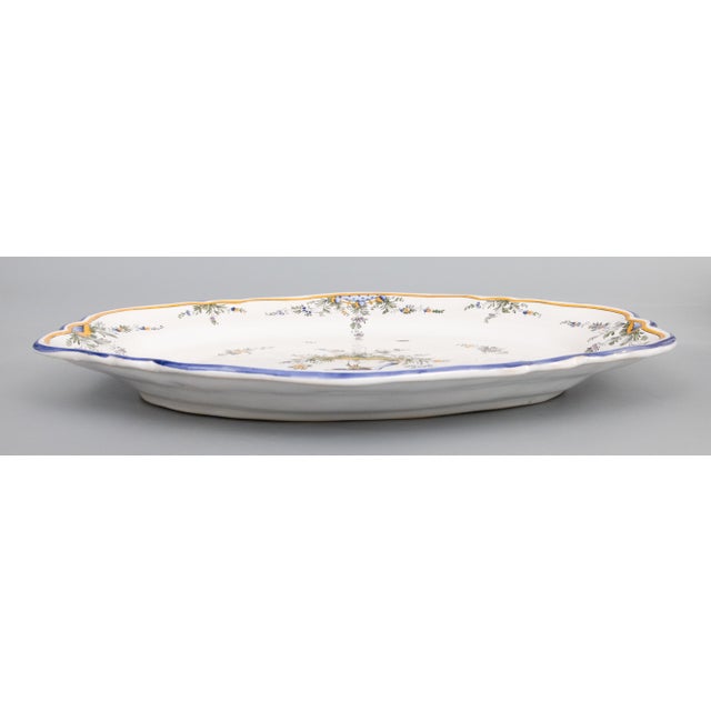 Antique French Renoleau Faience Pear Lidded Bird Soup Tureen With Platter For Sale - Image 10 of 18