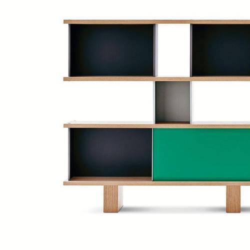Cassina Nuage Shelving Unit in Wood and Aluminium by Charlotte Perriand for Cassina For Sale - Image 4 of 12
