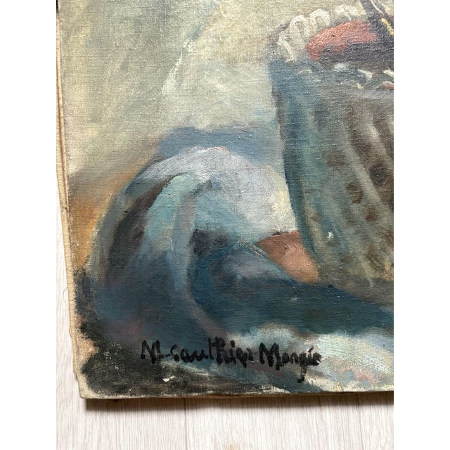 Still Life with Flowers & Roses, 20th Century, Painting, in Very Good conditions. Designed 1890 to 1919 This piece has an...