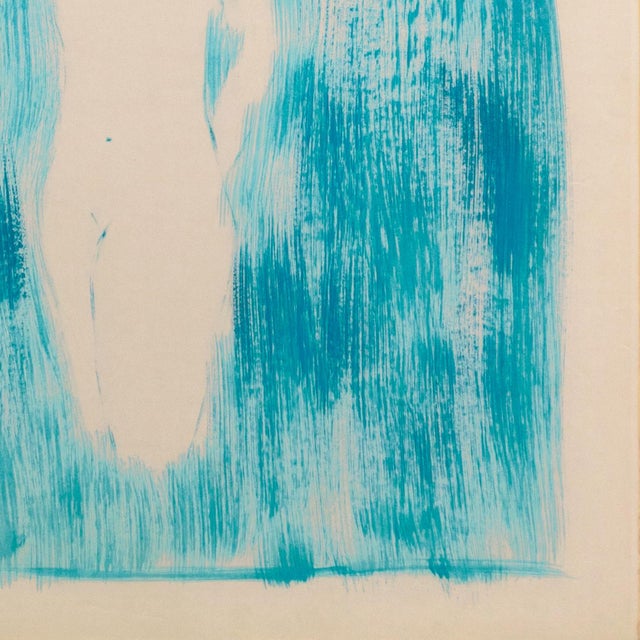 Paper 'Standing Nude' by Etienne Ret, Circa 1965, Chouinard, Ecole Des Beaux Arts, Paris For Sale - Image 7 of 9