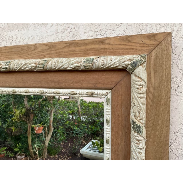 Hand Carved Wood Italian Mirror For Sale - Image 9 of 12