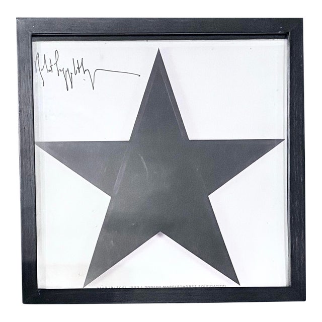 Robert Mapplethorpe’s Black Star (1983) Original Reproduction Print, Robert Mapplethorpe Foundation For Sale