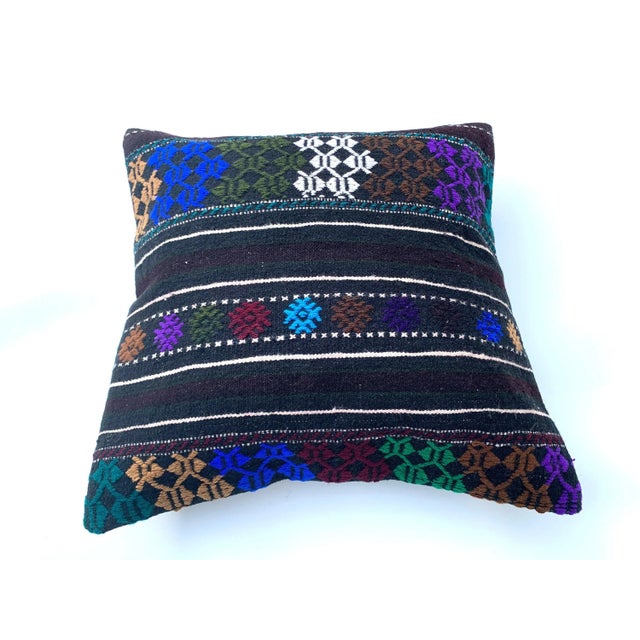 Turkish Kilim Pillow Cover For Sale - Image 6 of 11