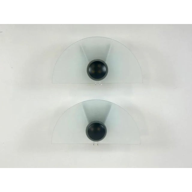 Wall Lamps by Giuliana Gramigna for Quattrifolio, 1980s, Set of 2 For Sale - Image 3 of 13