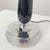 Small Art Deco Table Lamp in Black Lacquer, Chrome and Glass from France circa 1930. * Wooden column, high-gloss black...