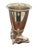 A striking vintage Gucci equestrian stirrup cup featuring a sculptural horse head with finely modeled facial features,...