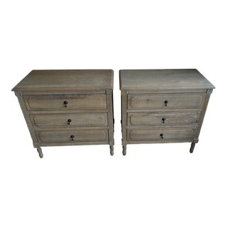 Restoration Hardware Louis XVI Style Night Stands - a Pair For Sale