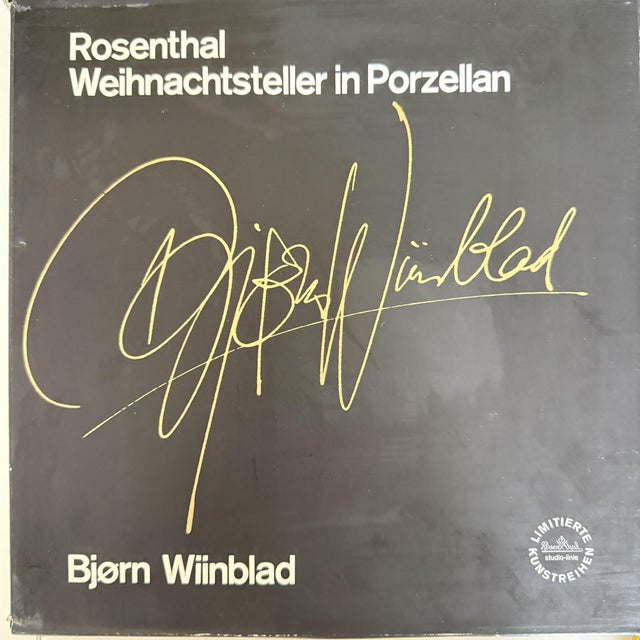 Ceramic Porcelain Christmas Plate of the Child with the Scholars in the Temple by Björn Wiinblad for Rosenthal Studio Line, Germany, 1981 For Sale - Image 7 of 8