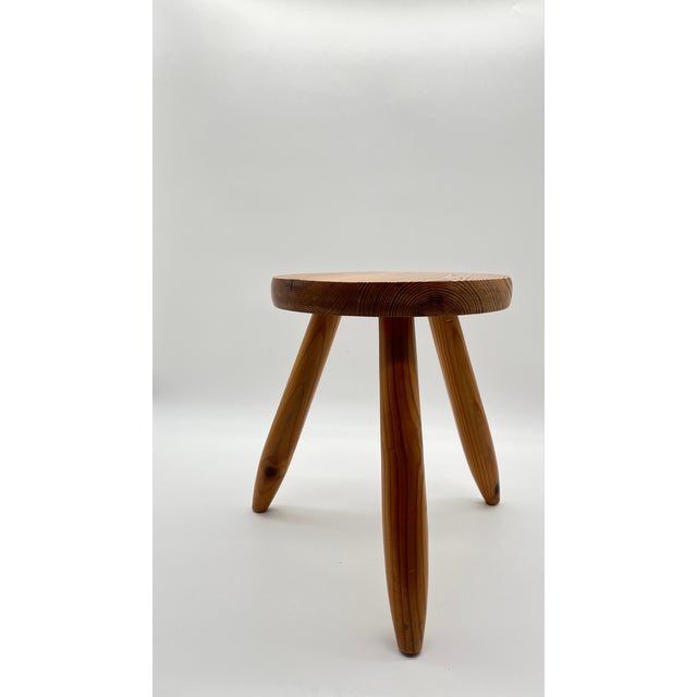 1970s Pine Shepherd's Stool, 1970s For Sale - Image 5 of 14
