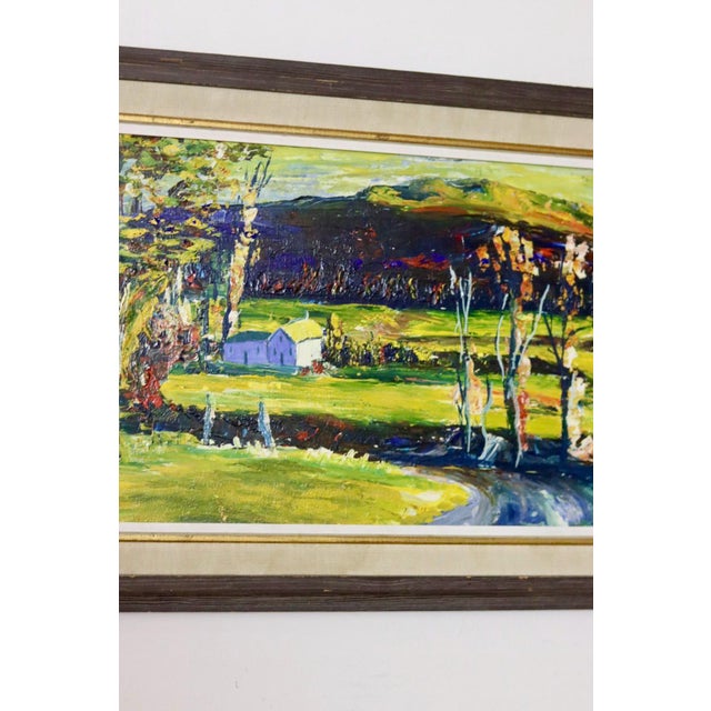 R Torrent, Countryside Serenity, 1960s, Oil on Board, Framed For Sale - Image 5 of 11