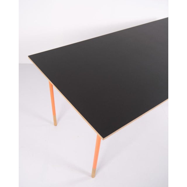 Gray Nyhavn Dining Table in Grey Linoleum attributed to Finn Juhl, 2015 For Sale - Image 8 of 15