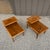 A classic Lane set featuring warm walnut tones, sculptural V-shaped bases, and distinctive starburst rosewood inlay...