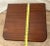 1920s Art Deco Side Table, Nightstand, Chest of Three Drawers, Walnut, Brass Pulls For Sale - Image 10 of 13
