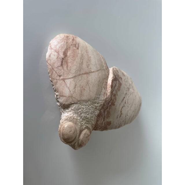 1980’s Vintage Hand Carved Marble Abstract Fly Sculpture For Sale - Image 10 of 12