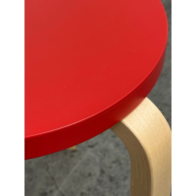 Alvar Aalto for Artek Stool, Model 60 For Sale - Image 11 of 12