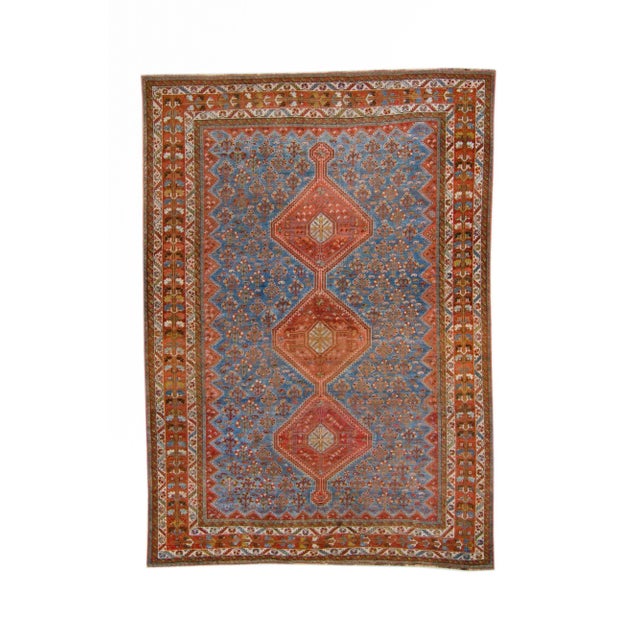 1900s Antique Medallion Hand-Knotted Rug For Sale - Image 11 of 11
