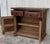19th Century Catalan Carved Oak Tuscan Two Drawers Credenza or Buffet For Sale - Image 13 of 18