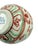Set of 6 Bat Trang Vietnamese Ceramic Multipurpose Bowls Hand Painted in Red and Celadon Lotus Floral Motif For Sale In New York - Image 6 of 11