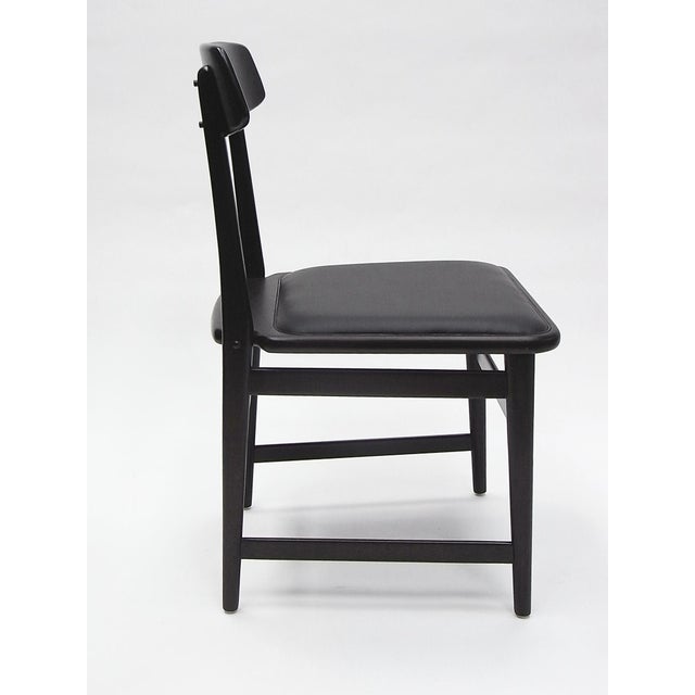 Lucio CD07 Dining Chairs in Cherry and Leather by Sergio Rodrigues for Linbrazil, 2010, Set of 5 For Sale - Image 15 of 18