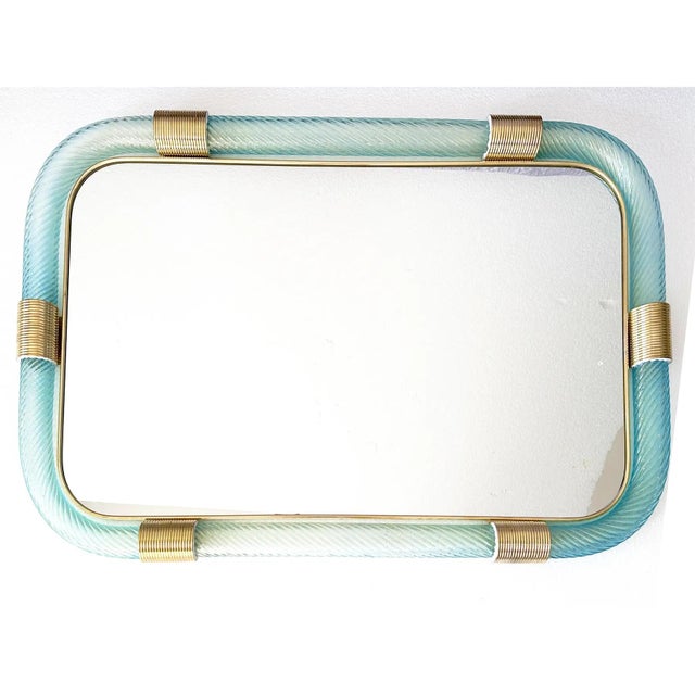 Murano Glass Wall Mirror by Simoeng for Simoeng For Sale - Image 4 of 8
