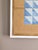 2026 Contemporary 'Geometric Collage in Blue Triangles' Original Mini Abstract Mixed Media Painting by British Artist Dave Boyd, Framed For Sale - Image 6 of 8