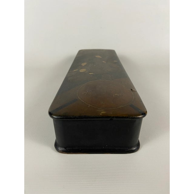 Early 20th Century Antique Japanese Lacquer Box For Sale - Image 5 of 11