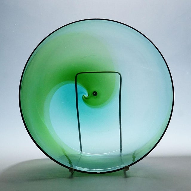 Glass Large Venini Bowl 'Coreano', Designed by Tapio Wirkkala in 1966 For Sale - Image 7 of 10