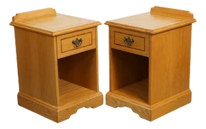 Vintage Nightstand in Oak