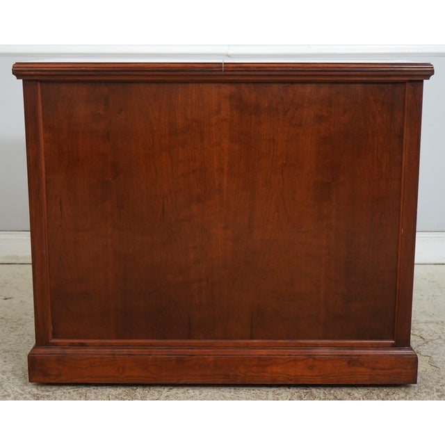 Stickley Regency Style Cherry Slide Open Top Server For Sale - Image 16 of 18