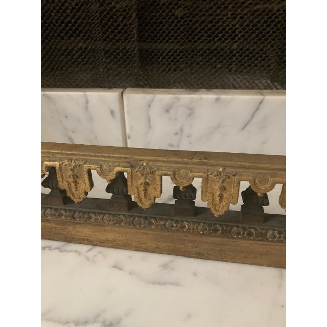 Metal 19th Century Bronze Chenets- Set of 3 For Sale - Image 7 of 12