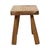 Brown Brutalist Rustic Wood Milking Stool, 1950s For Sale - Image 8 of 18