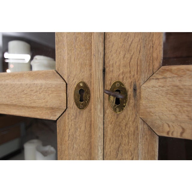Beige Late 19th Century Oak Buffet Cabinet For Sale - Image 8 of 18