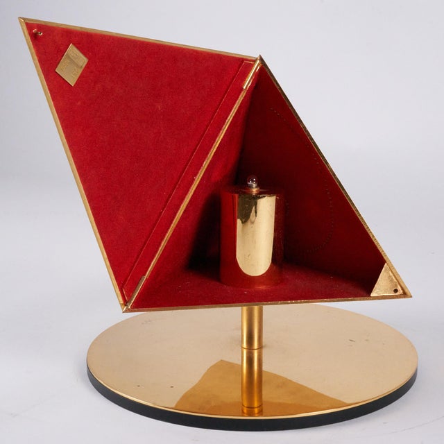 Table Lamp Sculpture Model the Tetrahedron the Fire by Salvator Dali, Milan, 1980s For Sale - Image 11 of 18