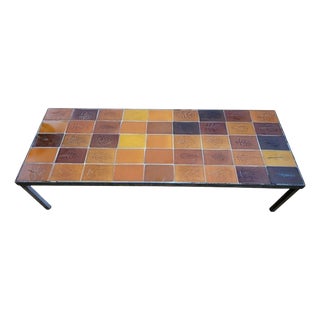 French Riviera Coffee Table by Roger Capron, 1950 For Sale