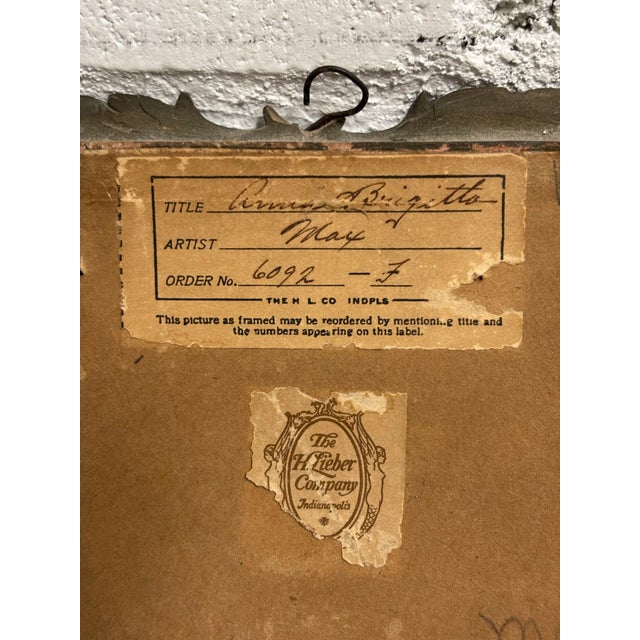 Traditional Antique Corneille Max - Anna Brigitta Print For Sale - Image 3 of 5